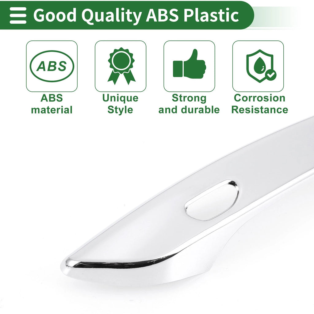 Car Door Handle Cover Trim for Mazda 3 (2019–2023) Silver Tone