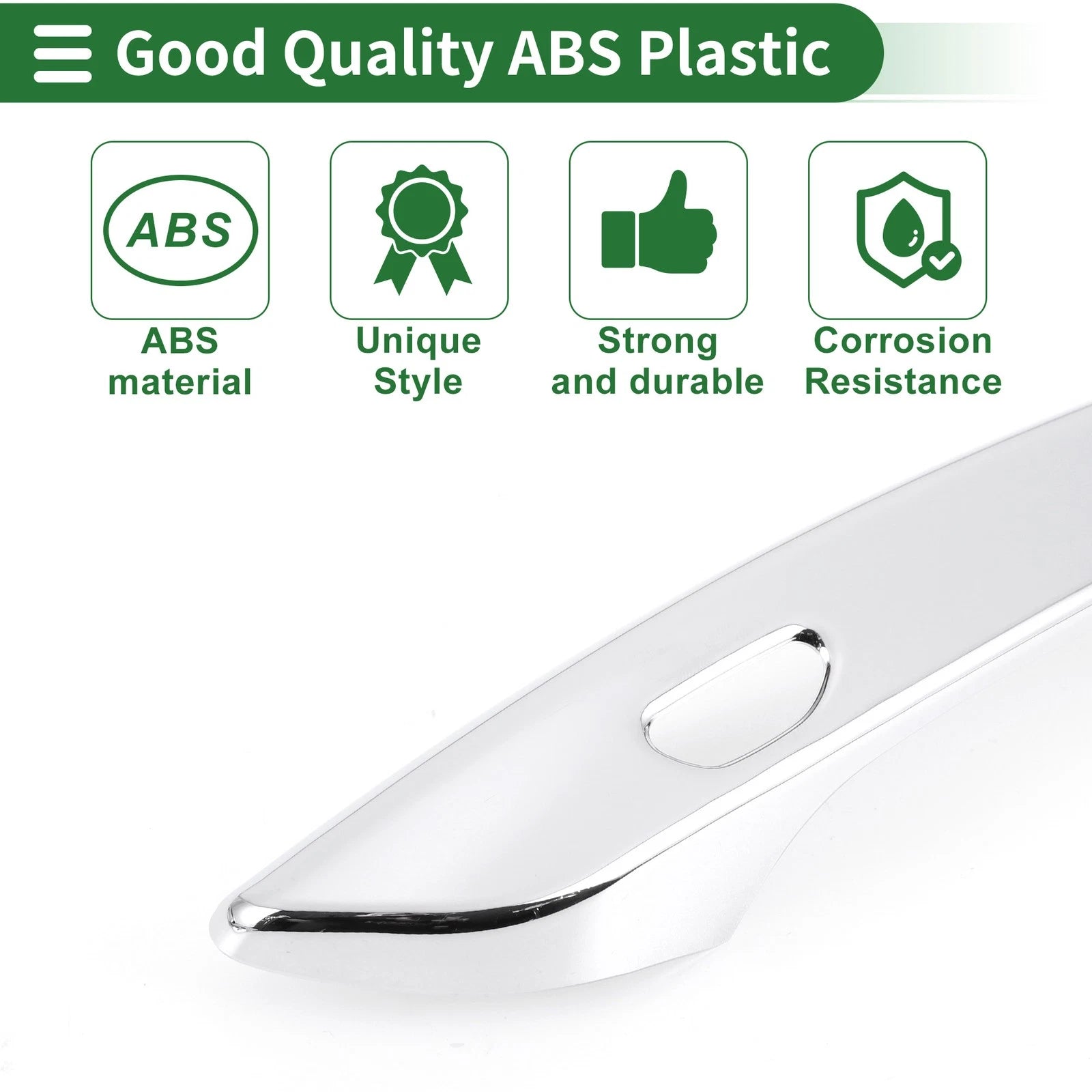 Car Door Handle Cover Trim for Mazda 3 (2019–2023) Silver Tone