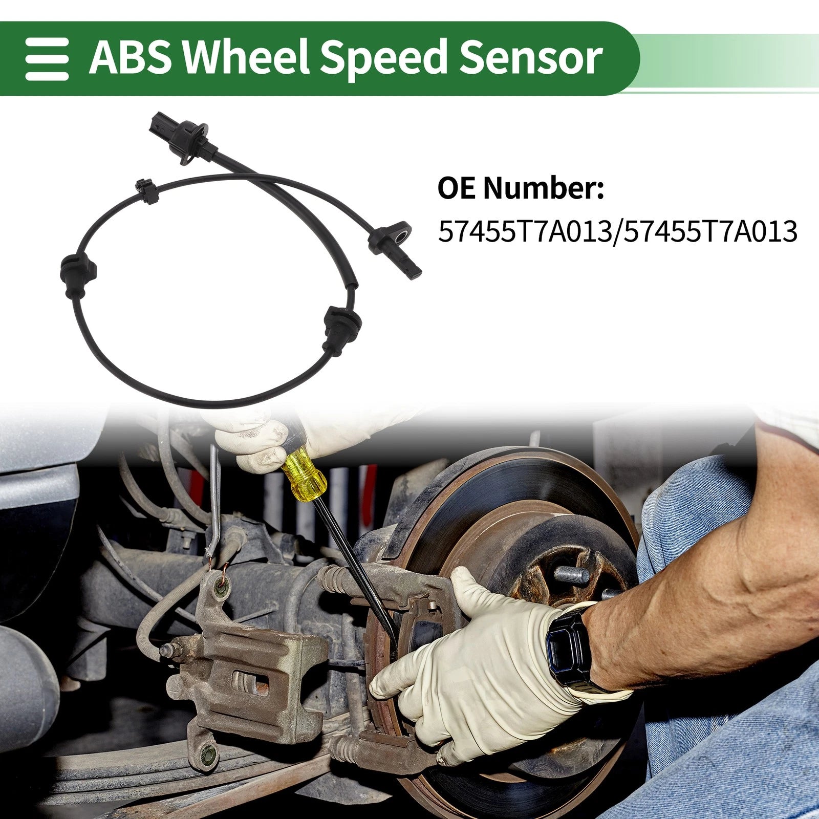 ABS Wheel Speed Sensor No. 57455T7A013 for Honda Vezel (2014–2021)
