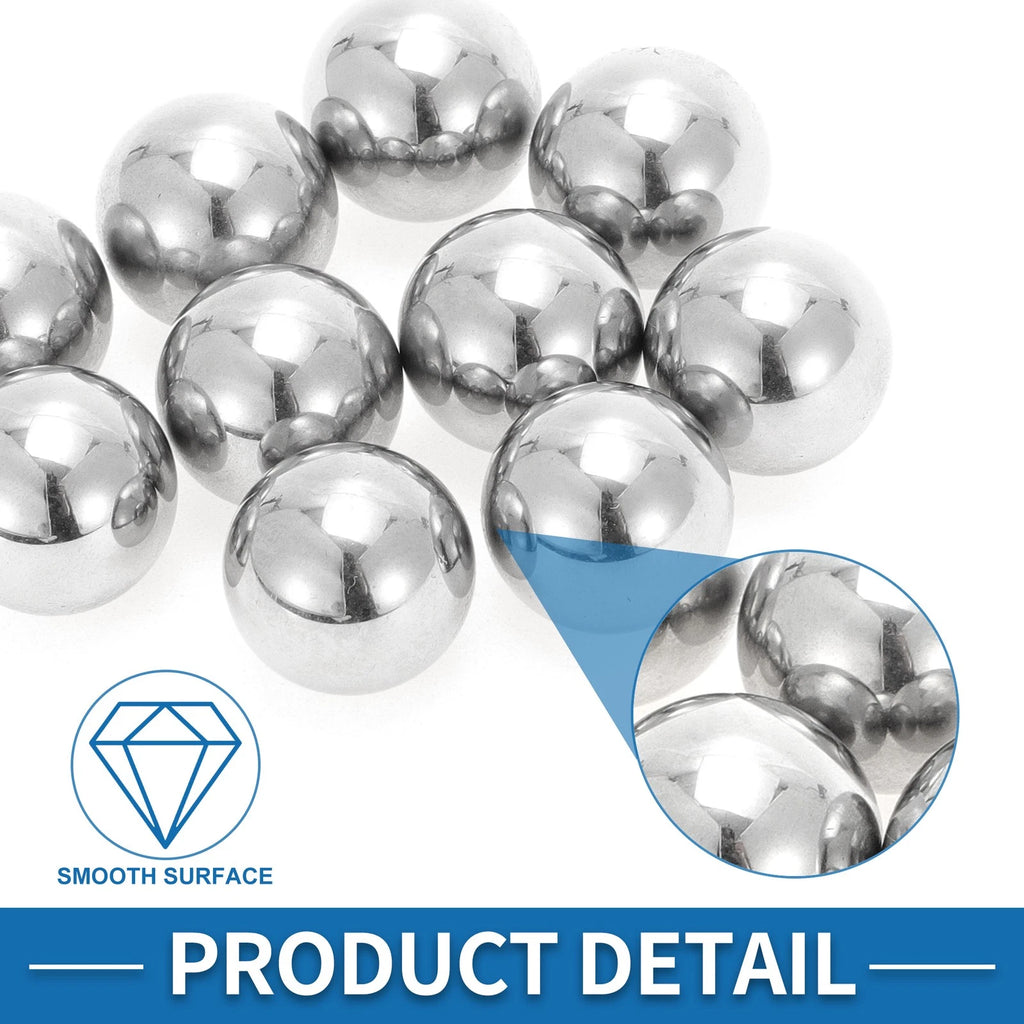 Set of 10 Precision 15.1mm Steel Ball Bearings G16