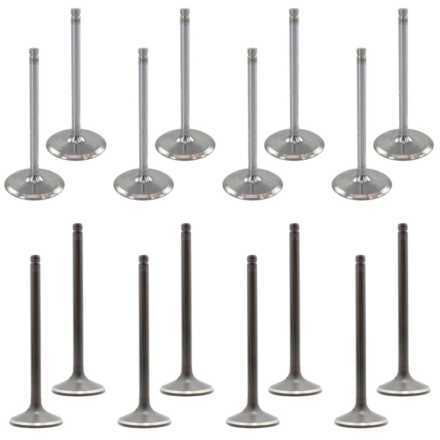 Set of 16 Intake & Exhaust Valves Kit for GMC Sierra 2500HD 3500HD V8 (2001–2010)