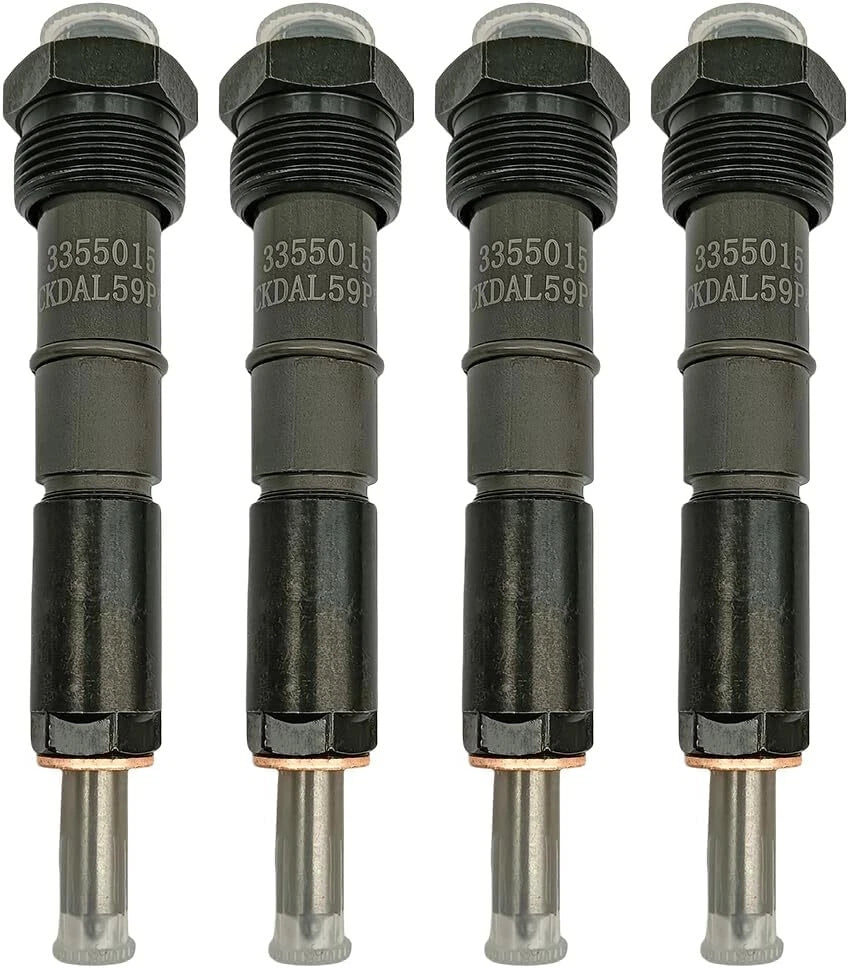 4X Fuel Injector 3355015 for Cummins B3.9L B5.9L 6B (1990–2002)