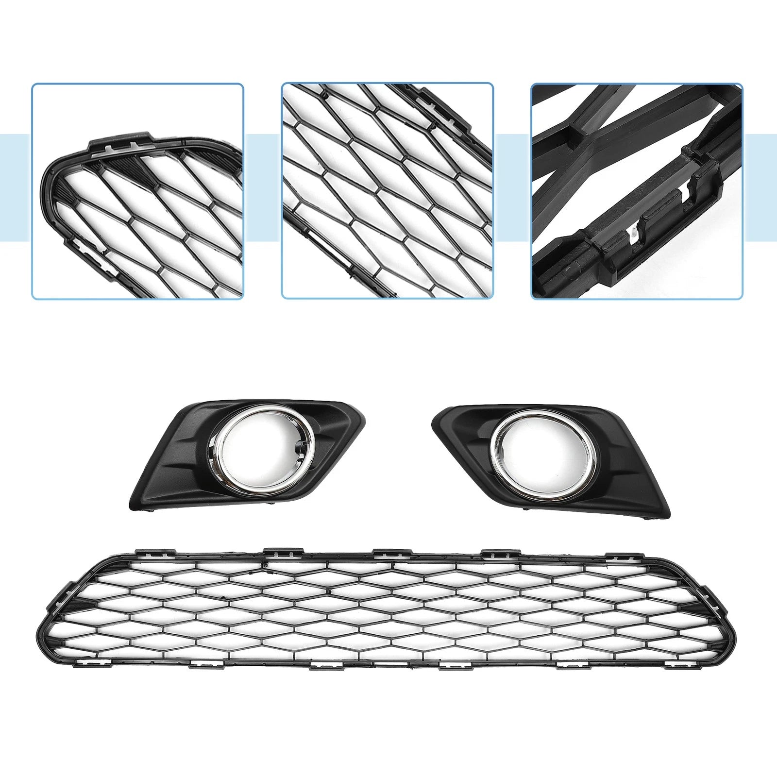 Set of 1 Front Lower Fog Lamp Bezel Cover for Nissan 