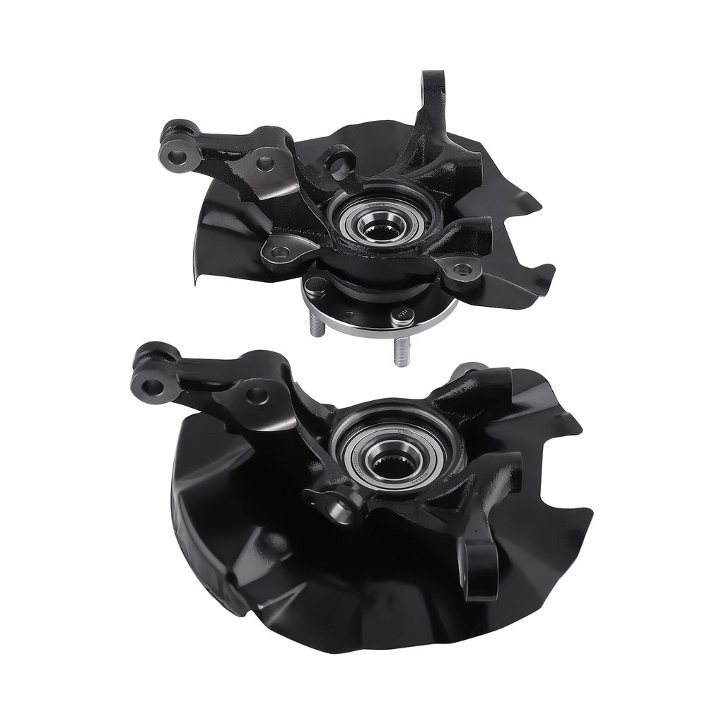 Front Steering Knuckles and Wheel Hub Bearings for Hyundai Accent (2006–2011)