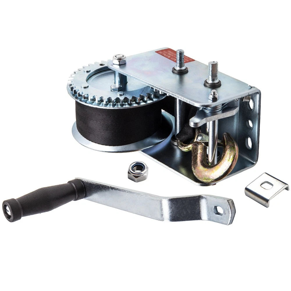 2X Hand Winch for ATV Trailer Boat (2000 lbs)