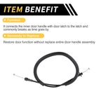 2X Door Latch Release Cable for Dodge Ram 1500 2500 3500 (No. 55275106)