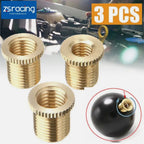 3X Gear Shift Knob Thread Adapter Nut Insert Kit M8x1.25 M10x1.25 M10x1.5
