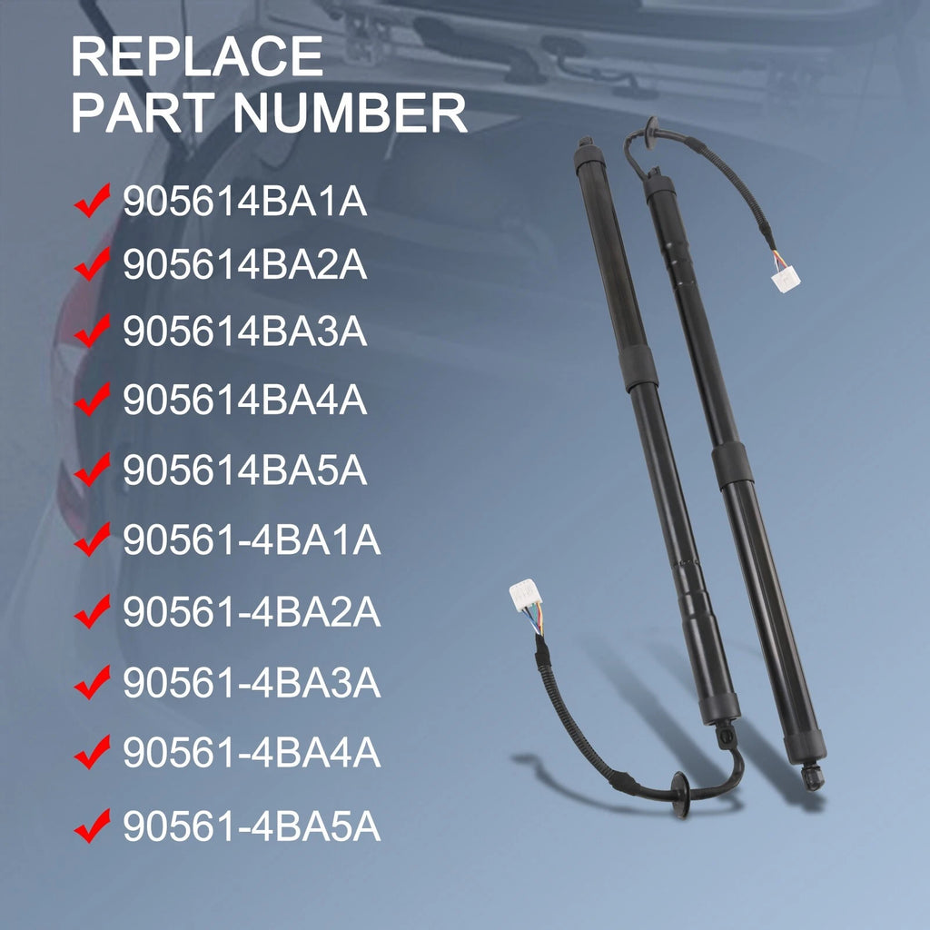 Rear Electric Tailgate Struts for Nissan Rogue (2014–2019)
