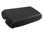 Leather Console Lid Armrest Cover for Chevrolet Camaro (1982–1992) White Stitch