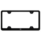 Head on Black Wide Body License Plate Frame - Officially Licensed for Dodge RAM