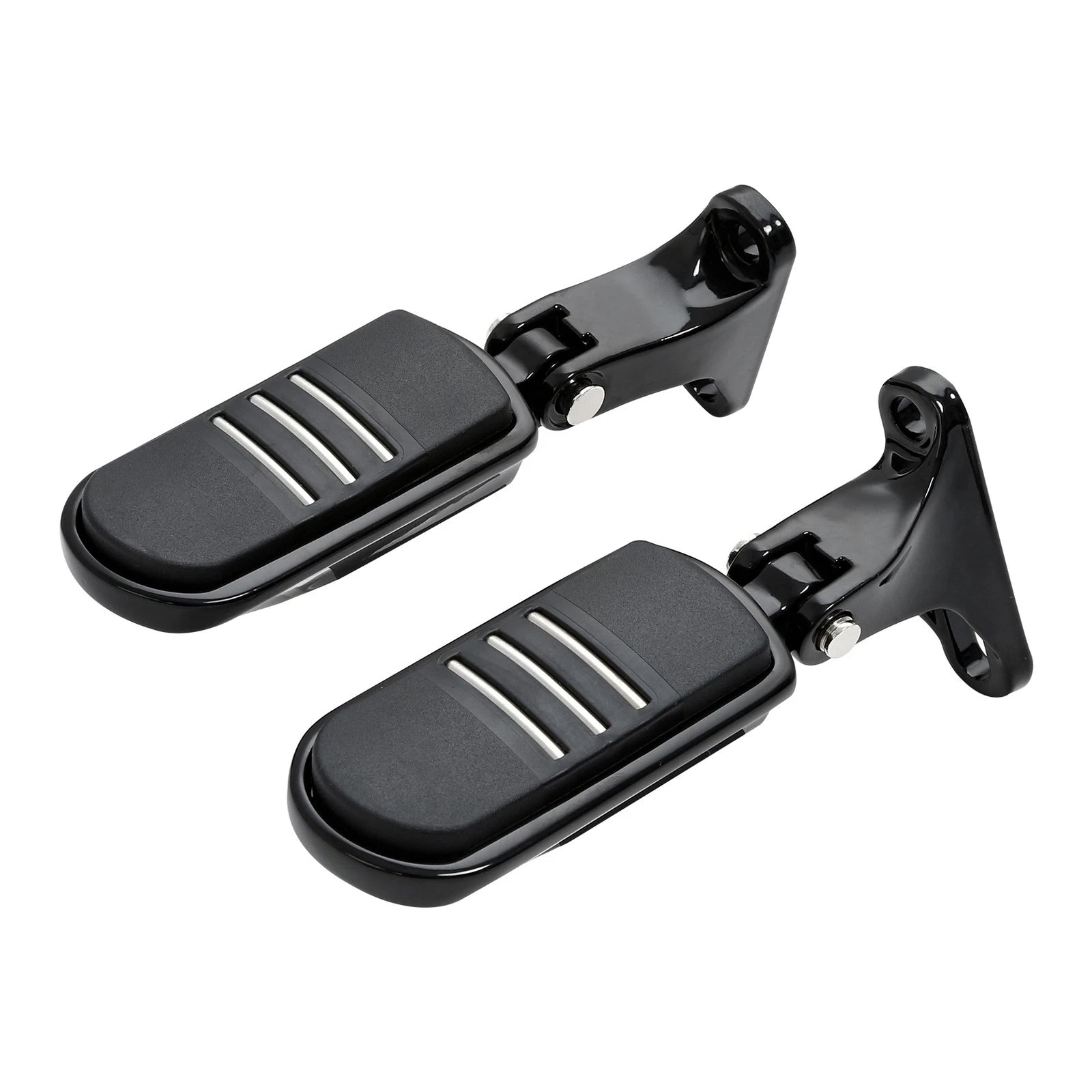 Black Rear Passenger Footpeg Mini Mount for Harley Street Glide (1993–2025)