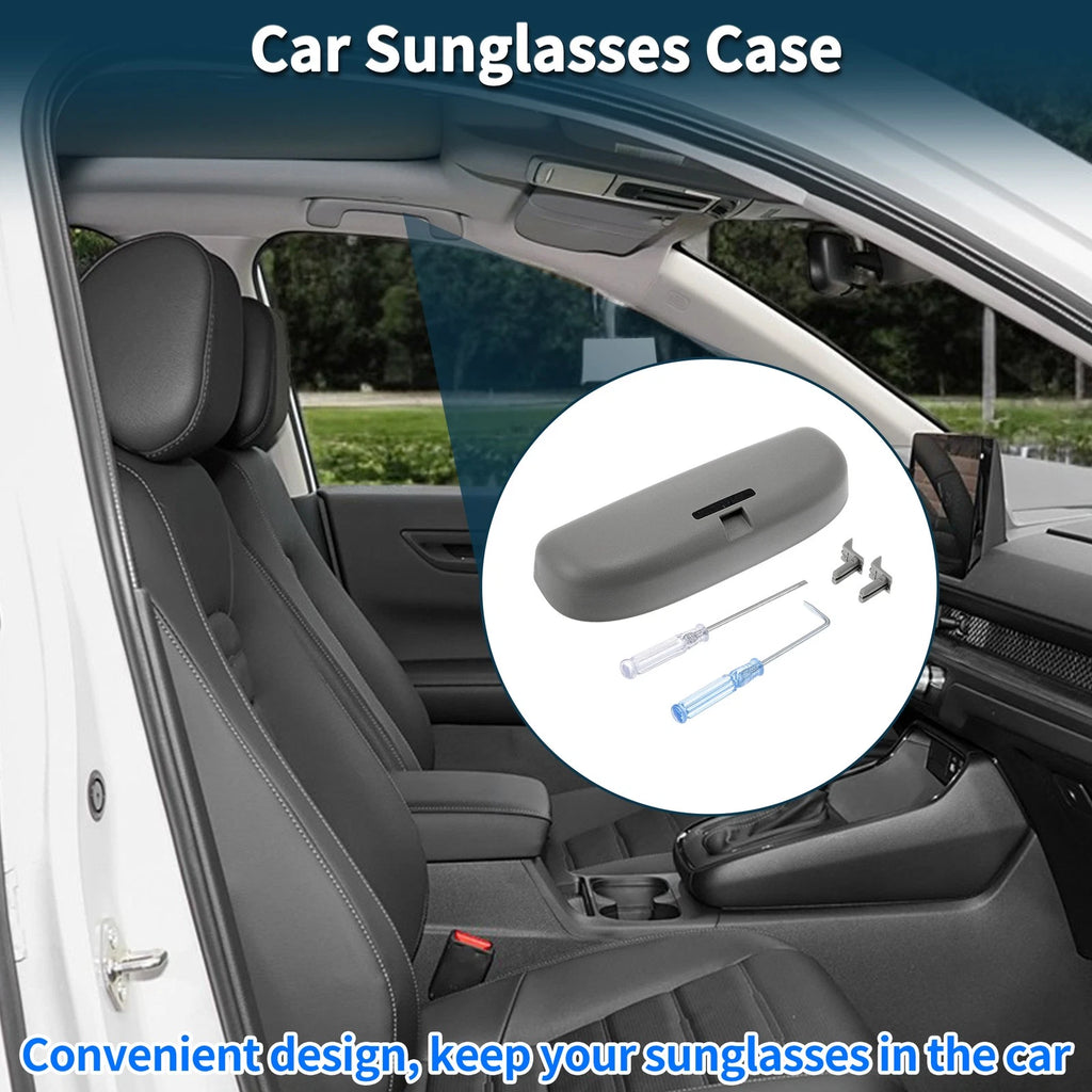Sunglasses Case for Honda Civic (2016–2023) Eyeglasses Holder Dark Grey
