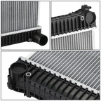 2-Row Aluminum Core Radiator for Freightliner Business Class M2 106 (2003–2007)