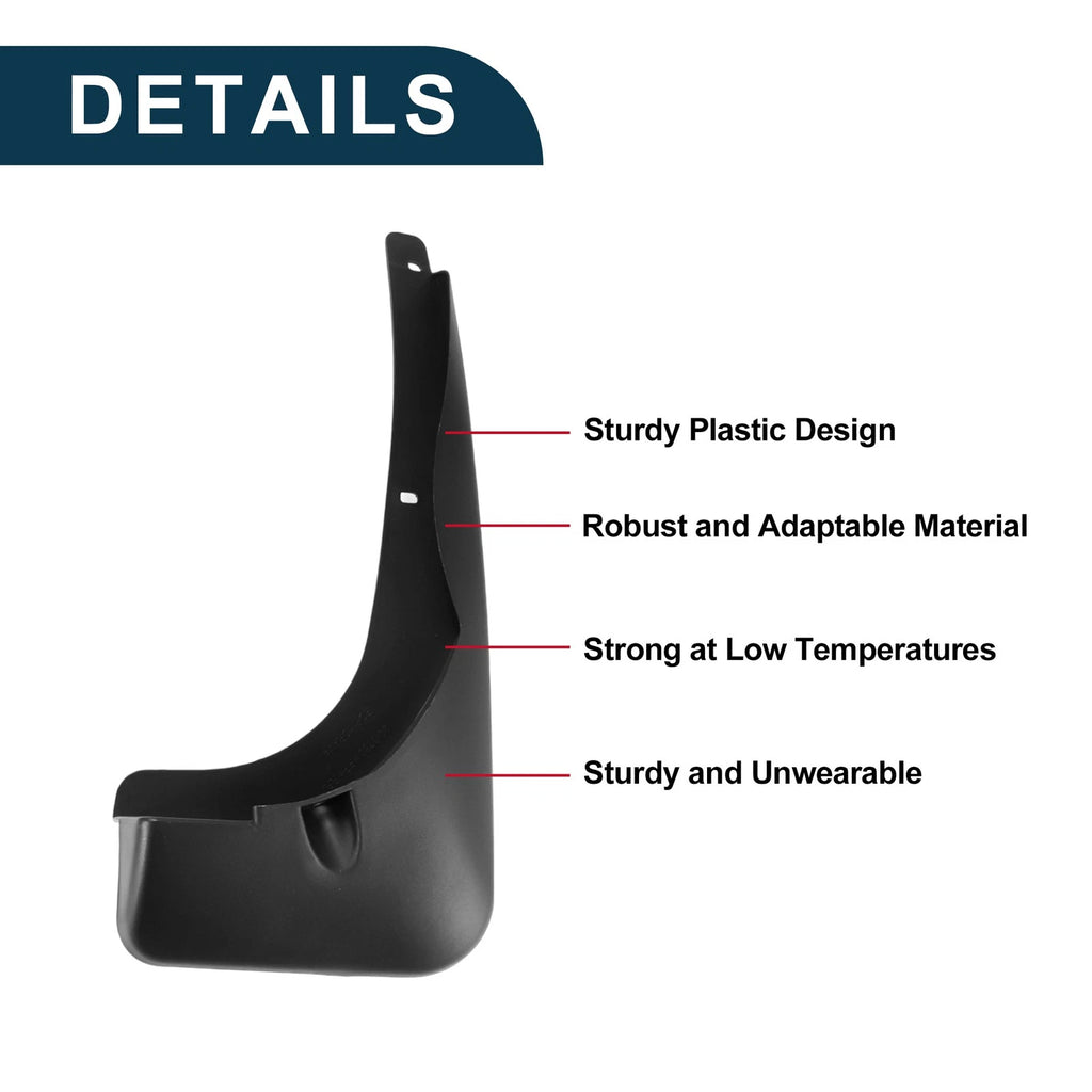 Set of 4 Mud Flaps Splash Guards for Toyota RAV4 (2013–2015)