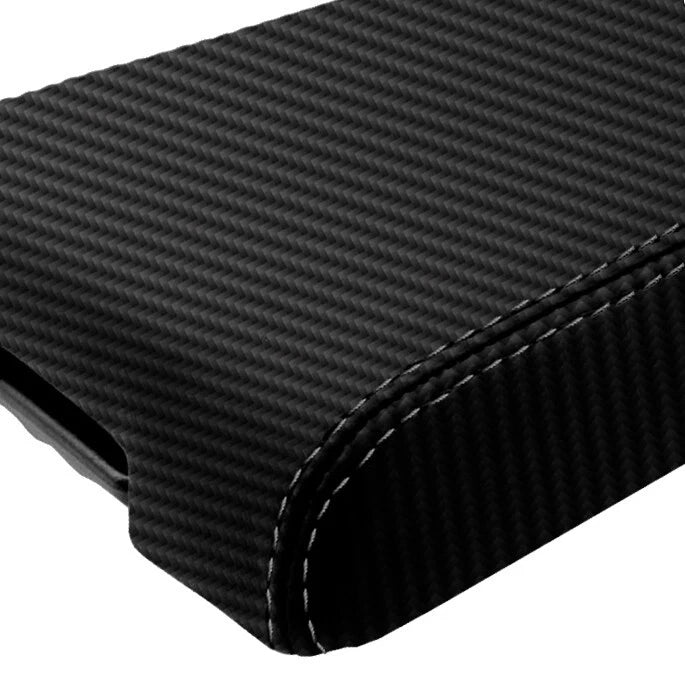 PVC Carbon Fiber Console Armrest Cover for Dodge Nitro (2007–2011)