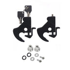 Sissy Bar Luggage Rack Detachable Locking Latch Nut Kit for Harley Touring