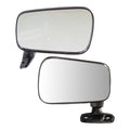 Manual Remote Mirrors Pair for Volkswagen Jetta (1980–1984) Textured Black
