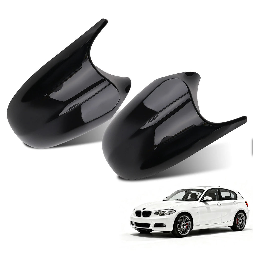 Side Mirror Cover Caps for BMW E92/E93 (2006–2009) 51167135098 Gloss Black Pair