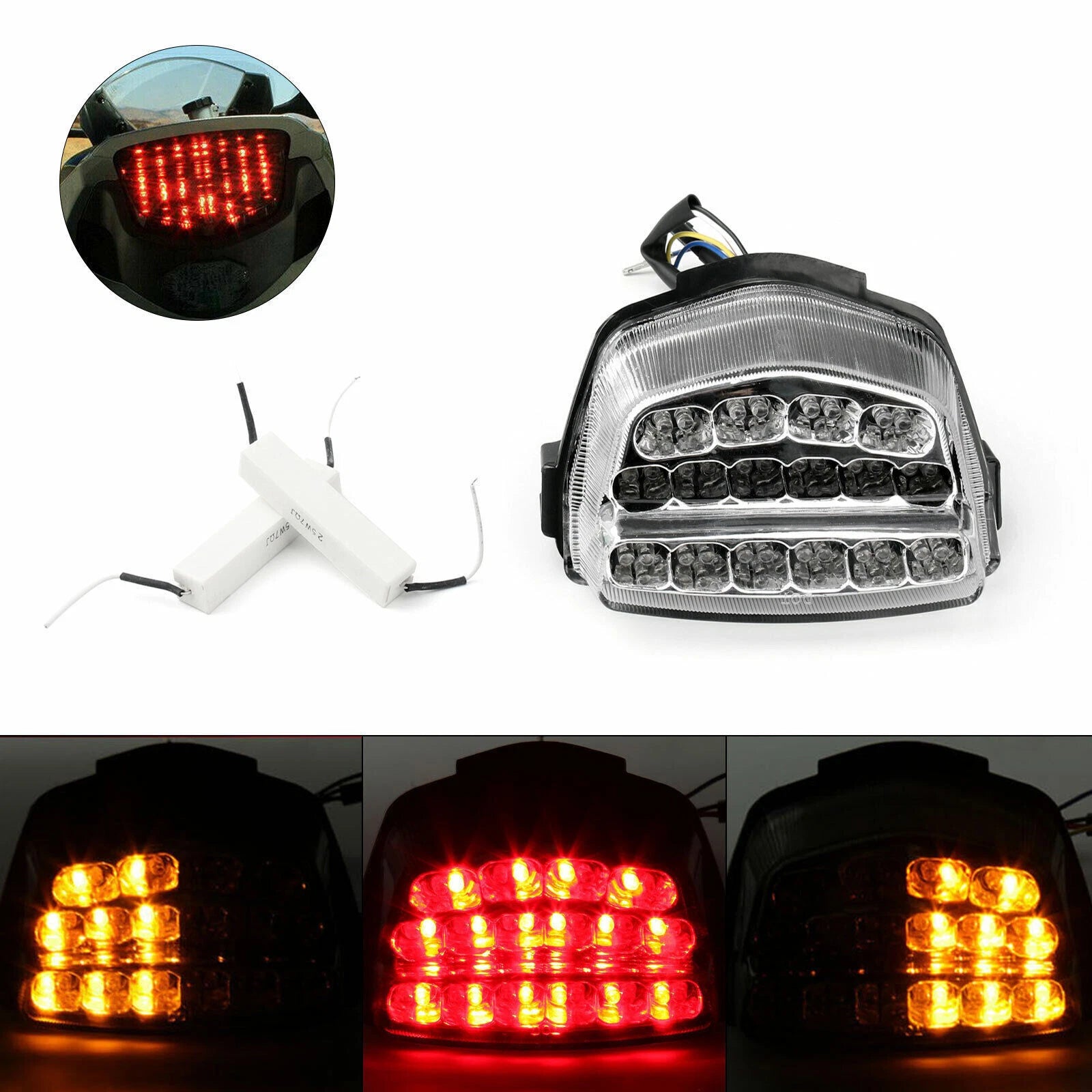 Integrated LED TailLight Turn Signals for Honda CBR1000RR (2008–2016) T9