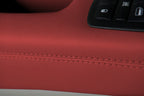 Front Insert Door Panel Cover Leather for Jeep Grand Cherokee (2011–2019) Red