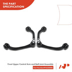 Set of 4 Front Wheel Bearing Control Arm Ball Joint Kit for Dodge Ram