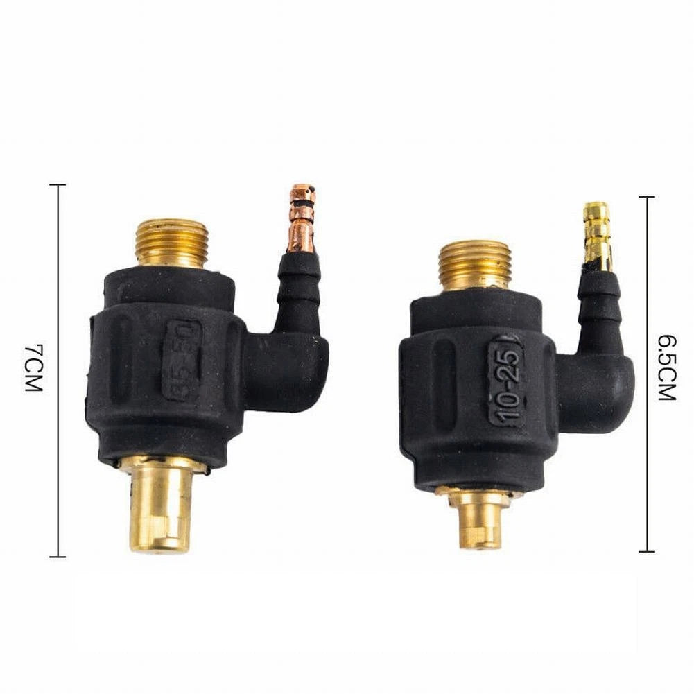 Adapter Welding Gas Black Connector for DKJ10-25/DKJ35-50