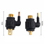Adapter Welding Gas Black Connector for DKJ10-25/DKJ35-50