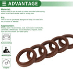 Set of 5 Oil Seal Rotary Shaft Seal FKM Rubber 26x34x4.5mm