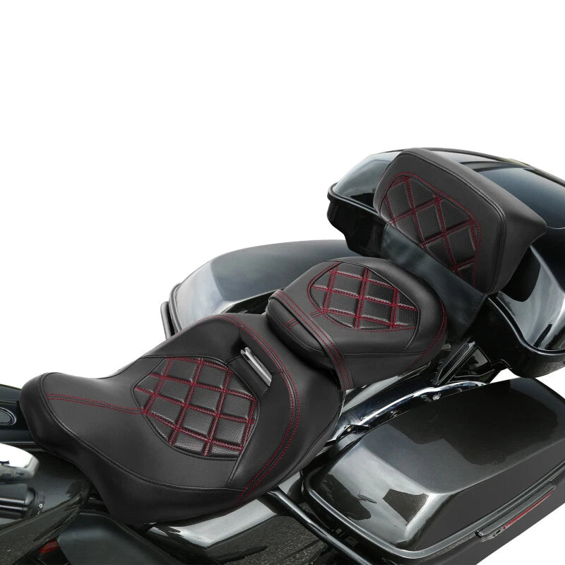 Driver Passenger Seat Backrest for Harley Electra Road Glide (2014–2023)