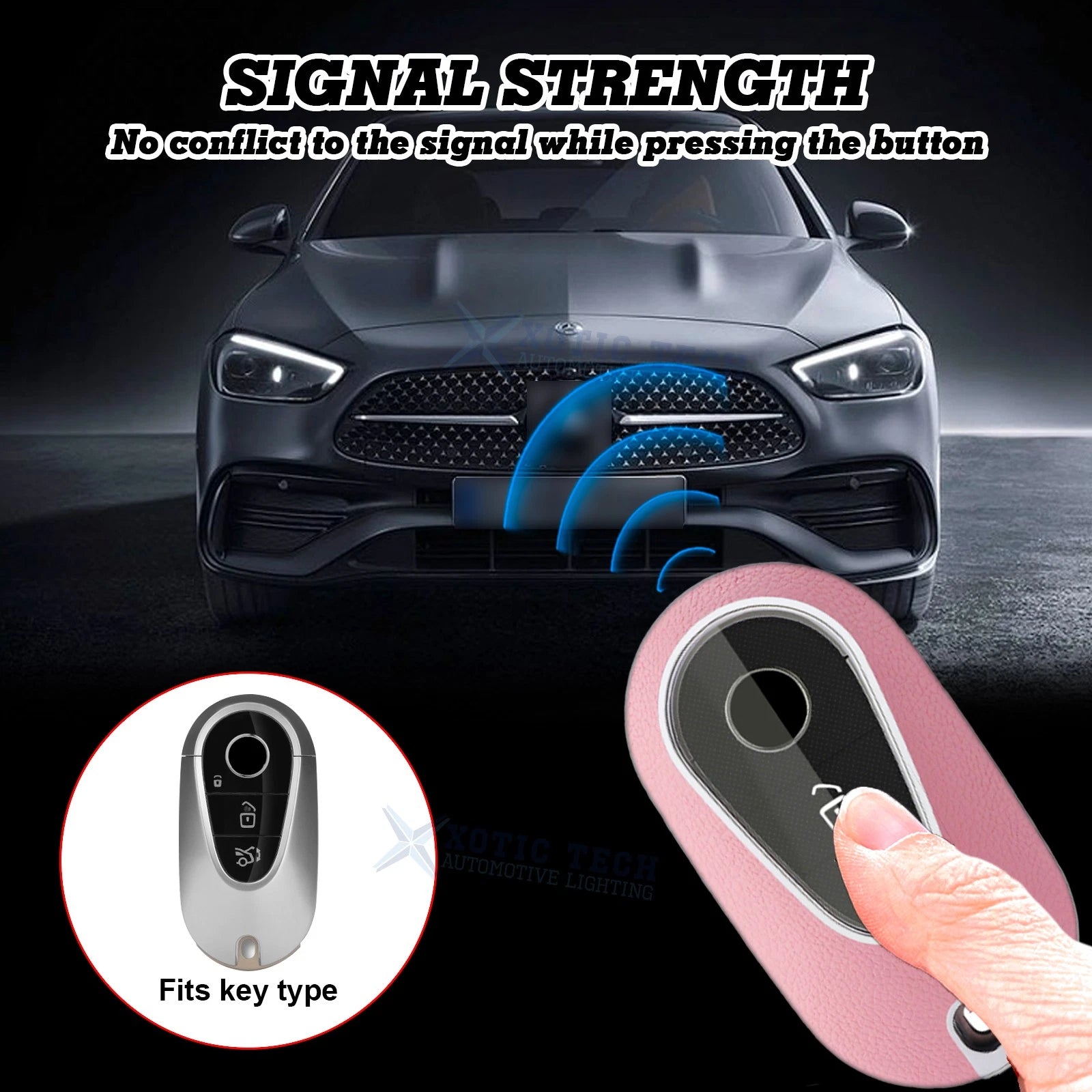 Full Protect Smart Key Fob Cover for Mercedes S-Class (2020-2024)