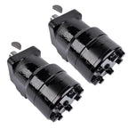 2Pcs Hydraulic Motor for Char-Lynn H Series (Standard 4-Bolt)