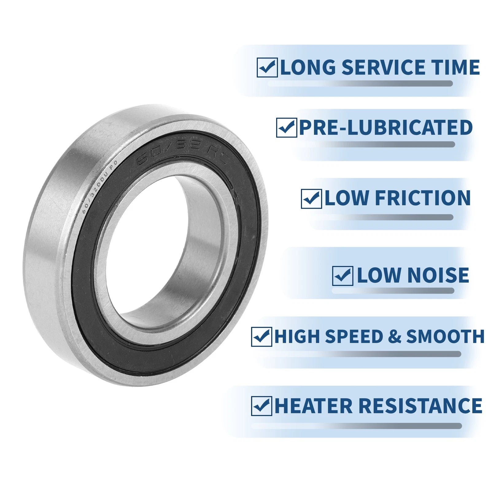 Deep Groove Ball Bearing P0 32x58x13mm for Scooter Skateboard (1 Pc)