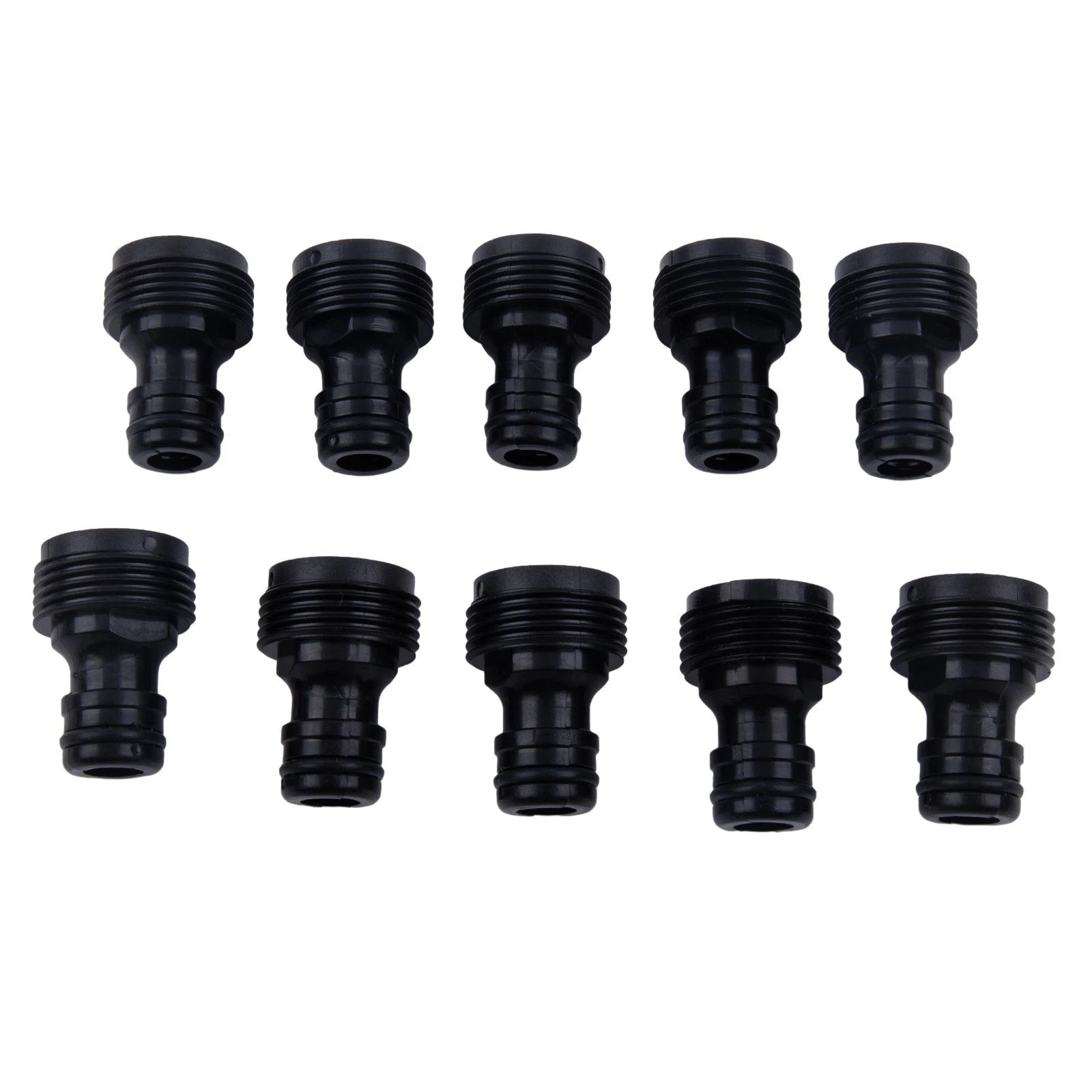 10X Plastic Garden Hose Quick Connector Fittings 3/4 Inch