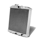 3 Row Full Aluminum Radiator + Red Slim Fan for Honda Civic/CRX/Integra (–)