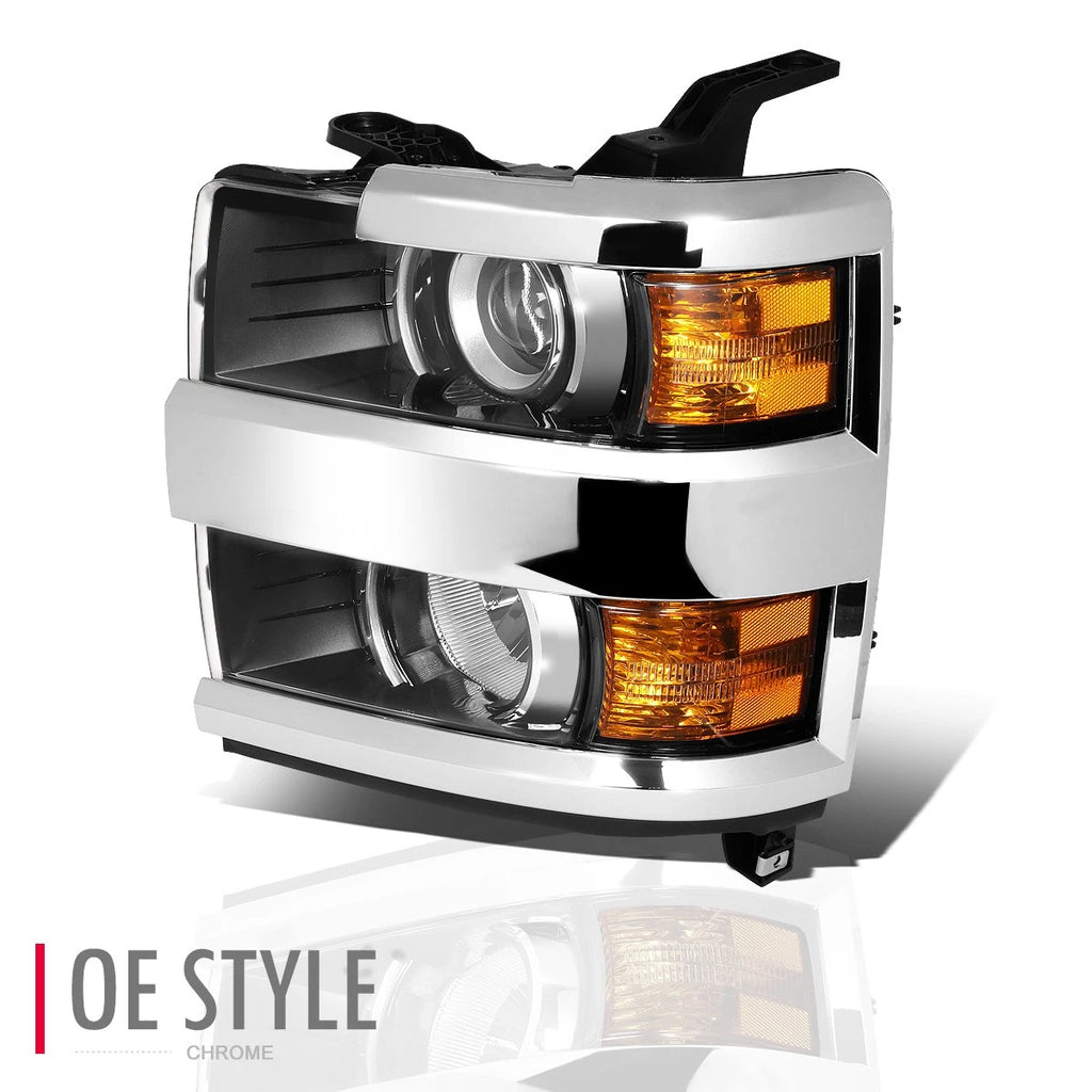 Left Side Front Projector Headlight Lamp for Silverado 2500HD 3500HD (2015–2019)