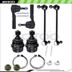 Front Lower Tie Rod End Ball Joint Suspension Kit for Dodge Journey (2009–2015)