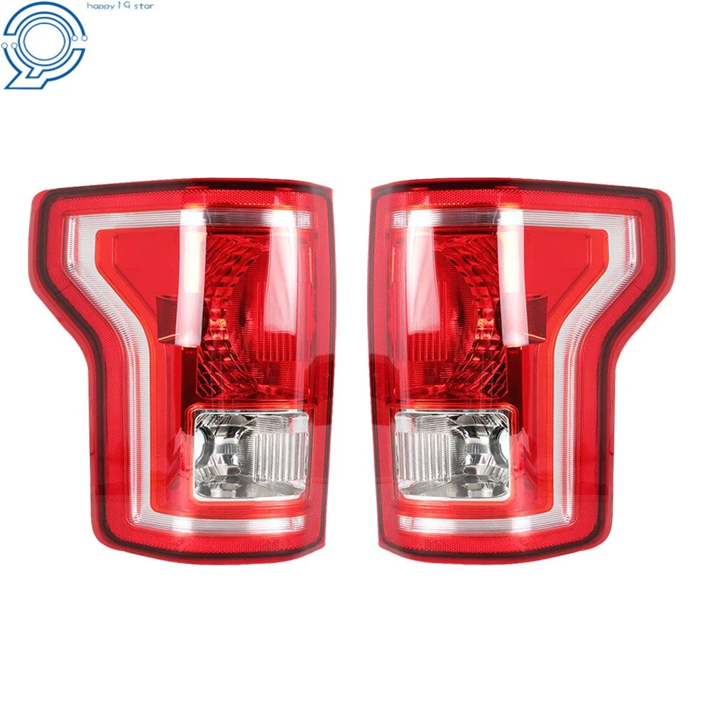 Tail Light Brake Lamp Set for Ford F-150 (2015-2017) Halogen Driver+Passenger