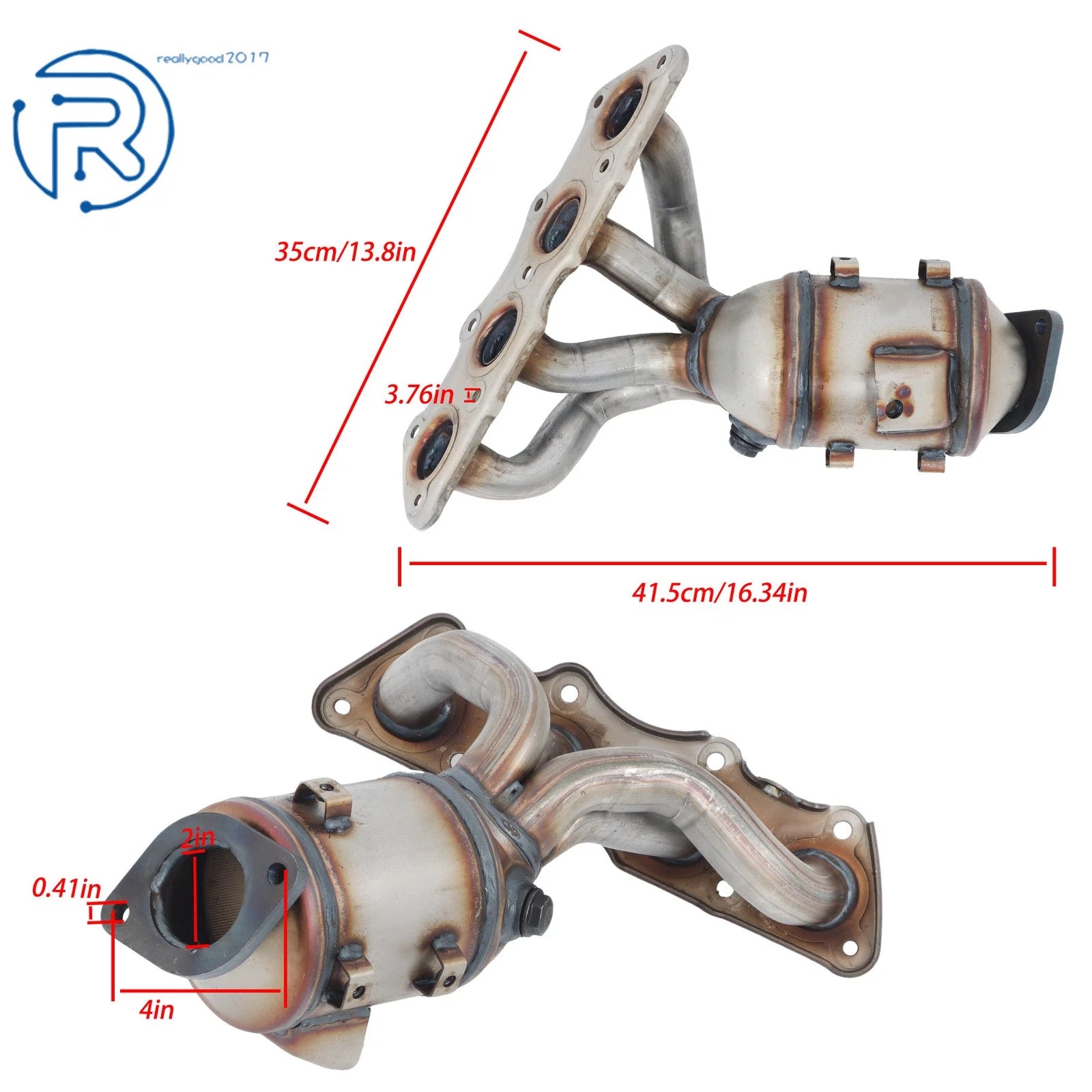 Catalytic Converter for Kia Rio (2012–2017) & Hyundai Accent (2011–2017) 1.6L