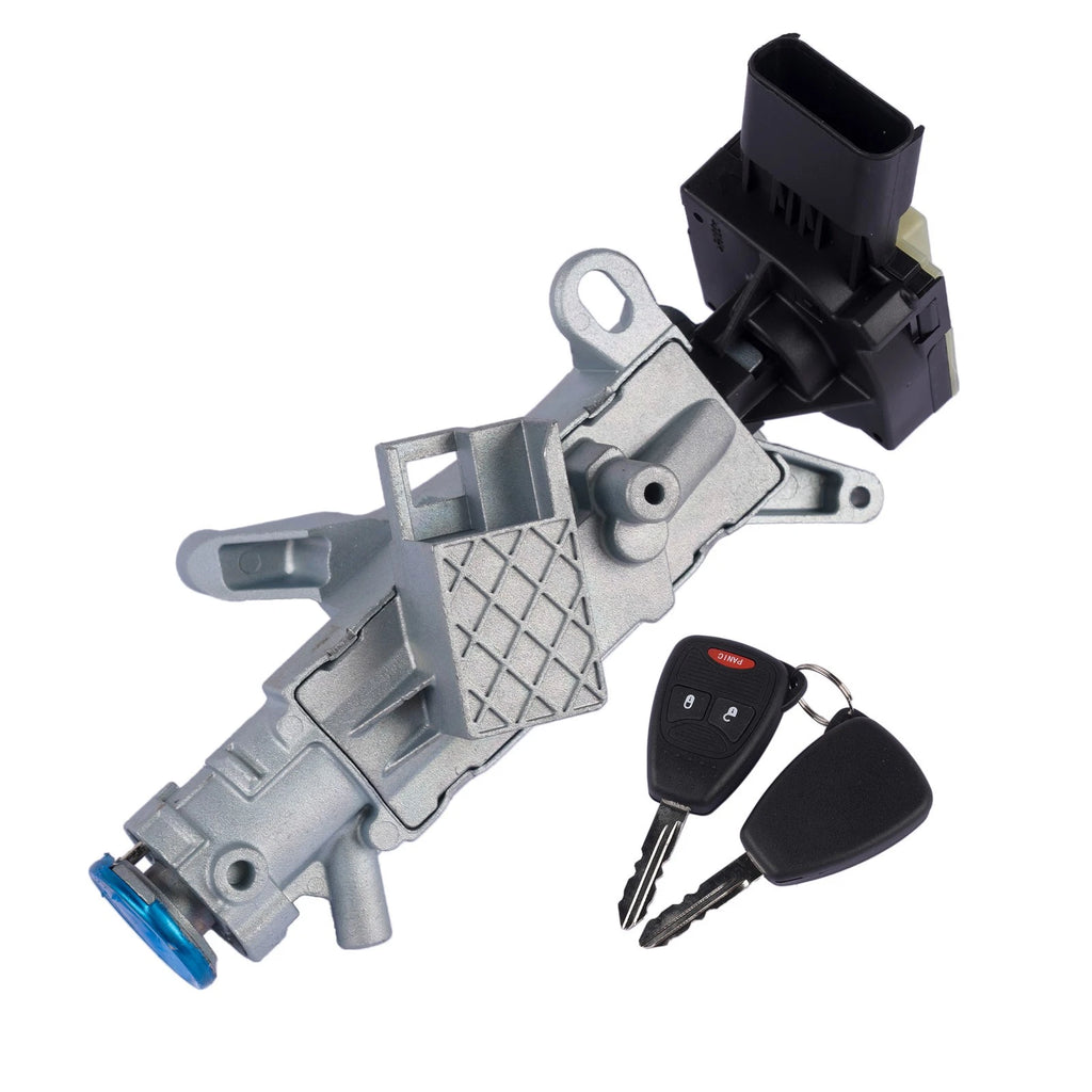 Ignition Cylinder Housing with 2 Keys for Jeep Wrangler Patriot (2007–2017)