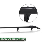 Front Bumper Grille Trim Molding for Toyota Camry (2018–2022) Black