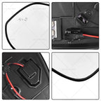 Left Passenger Side Mirror Glass for Toyota RAV4 (2016–2018)