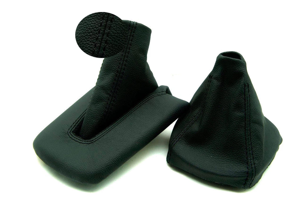 Manual and E Brake Boot Set for BMW M3 Z4 E85 (2003–2008) Black Leather