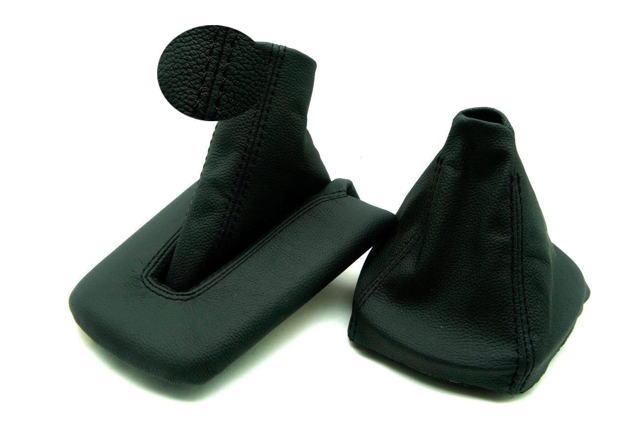 Manual and E Brake Boot Set for BMW M3 Z4 E85 (2003–2008) Black Leather