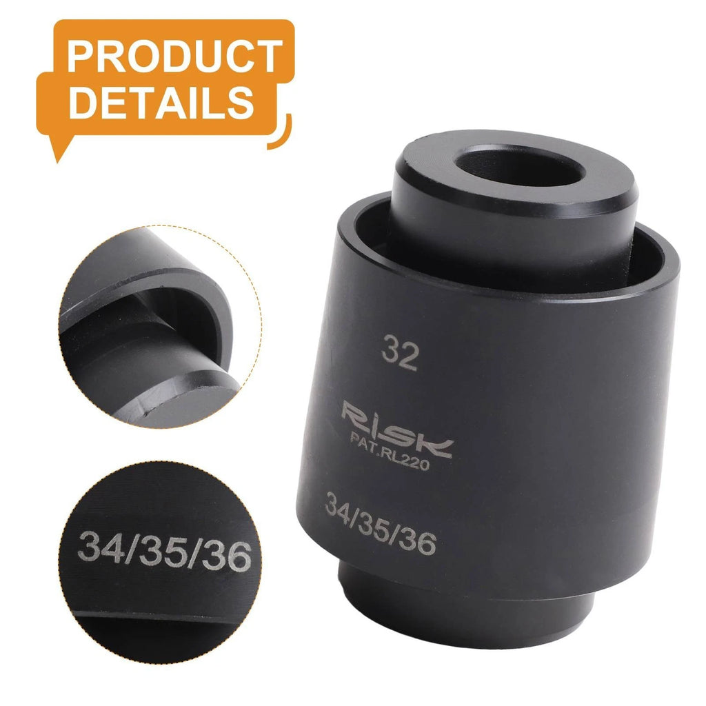 Portable Installation Tool for Bike Shock Fork Dust Seals (32/34/35/36mm)