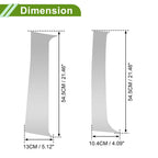 Set of 4 Door Pillar Window Trim for Chevy Silverado (2000–2006) Silver Tone