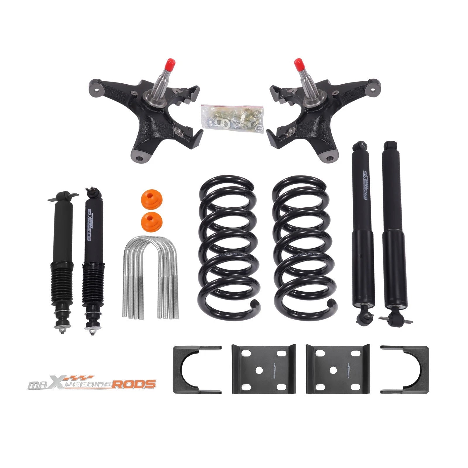 Suspension Drop Kit with Shocks for Silverado Sierra C1500 V8 (1988–1998)