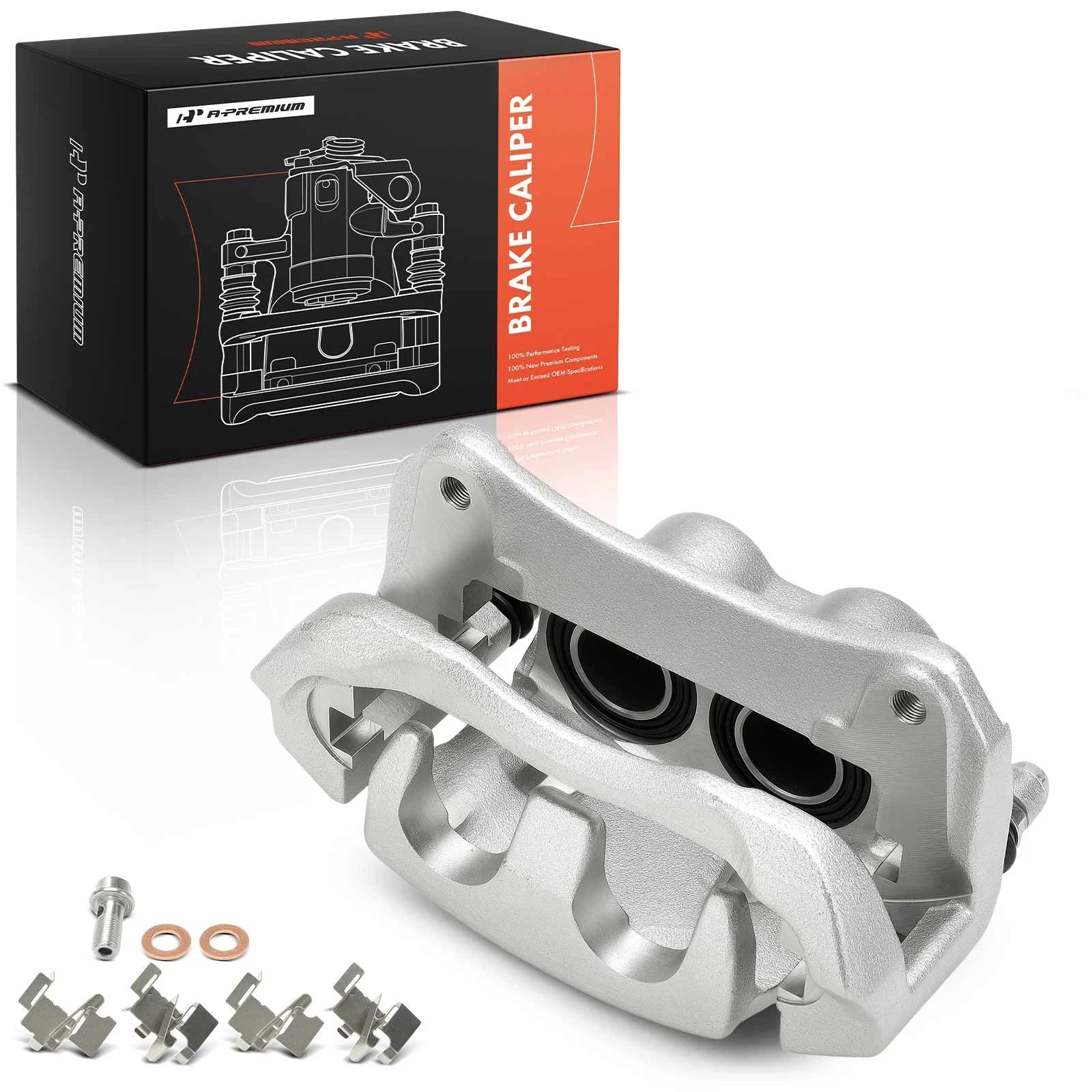 Front Right Brake Caliper with Bracket for Toyota Sienna (2021–2025 FWD)