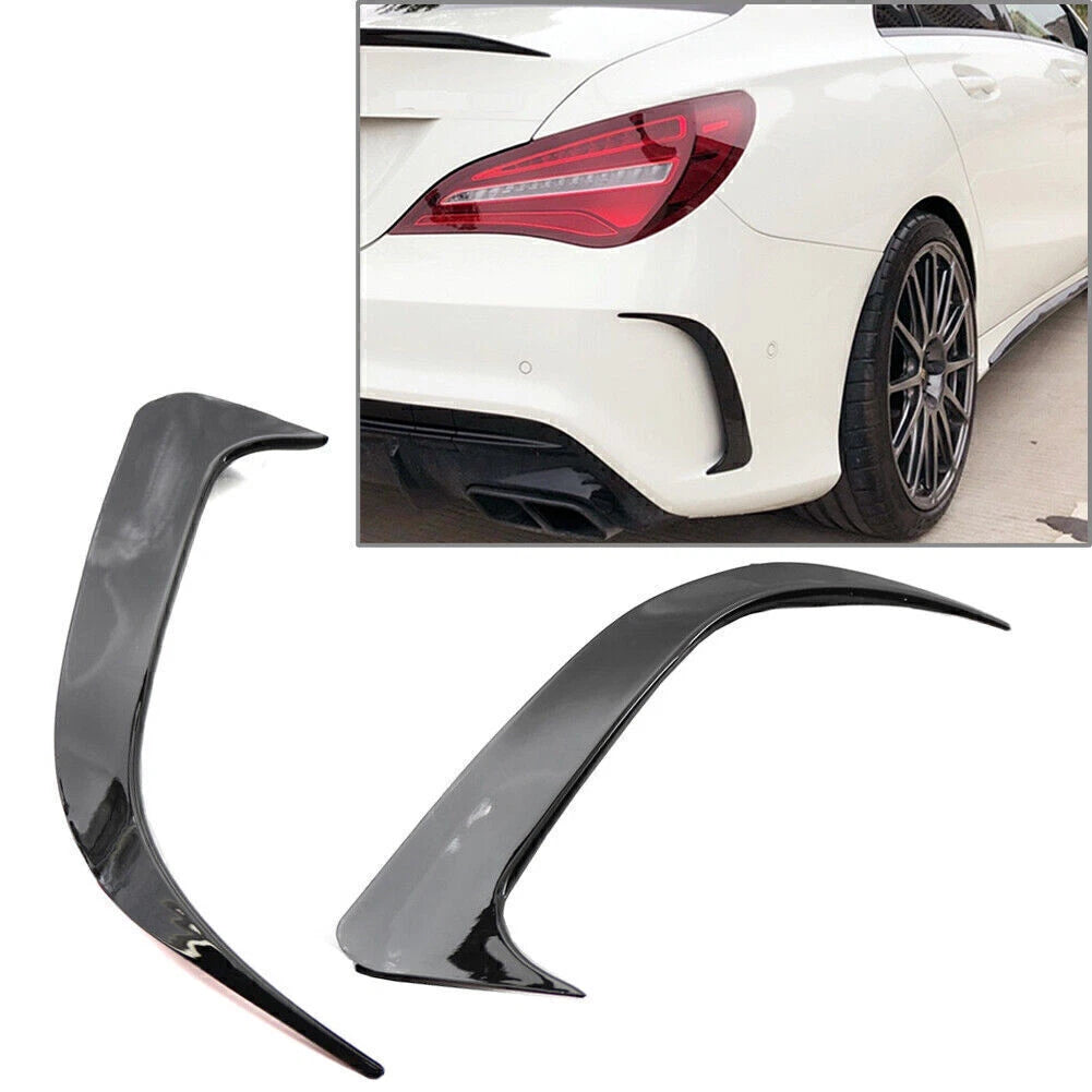 Rear Bumper Vent Canards for Mercedes-Benz W117 CLA200/250/45 (2014–2019)