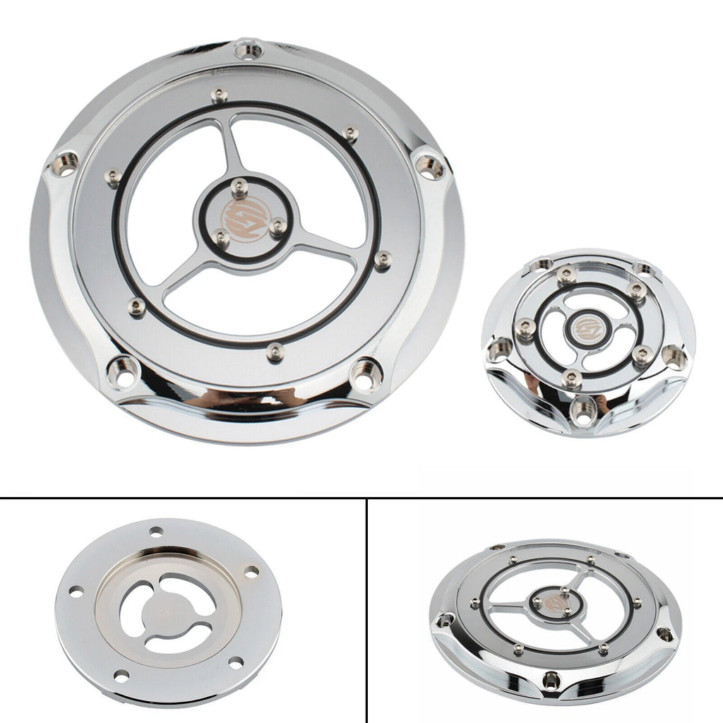 Chrome Alternator Stator Cover for Harley Road King Glide (2007–2016)