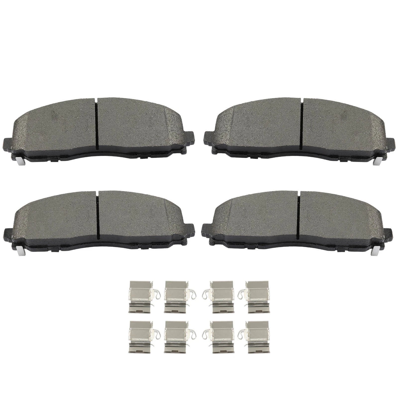 Set of 4 Semi-Metallic Brake Pads for Jeep Wrangler (2018–2023)